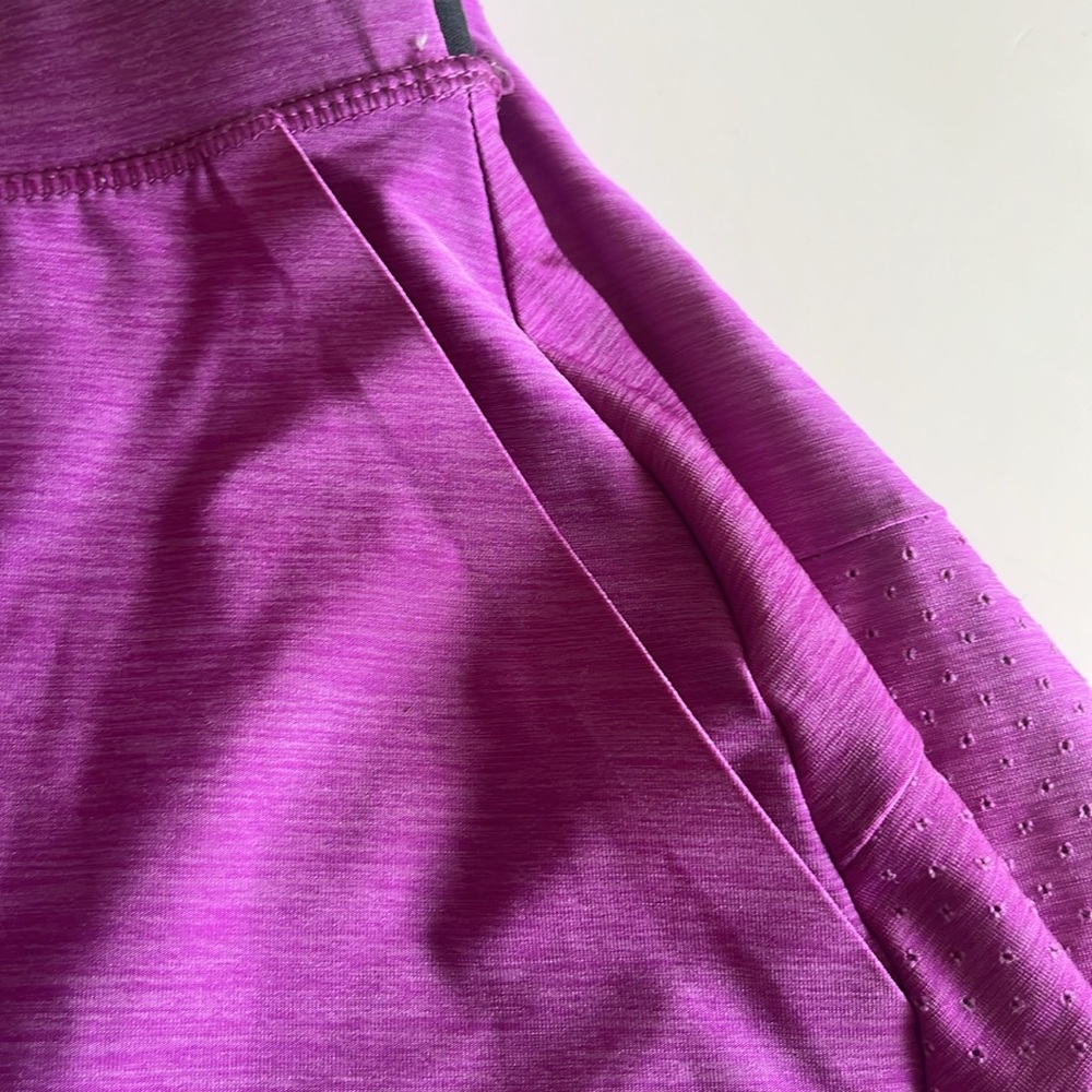 Nike Golf Dri-Fit Skort Skirt Heathered Purple Lightweight Perforated Size XL - Picture 16 of 16
